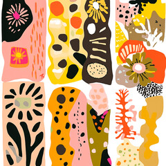  pattern with flowers