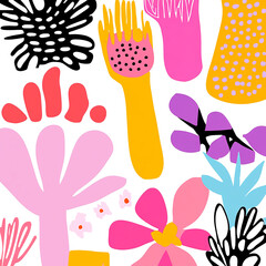  background with flowers