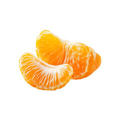 Juicy Mandarin Orange Segments Fresh Citrus Fruit