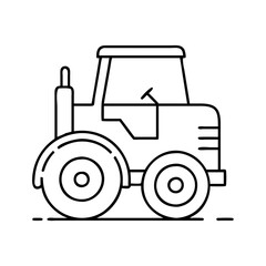 tractor icon, tractor vector illustration-simple illustration of tractor, perfect for tractor logos and icons