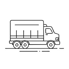 truck commercial icon, truck commercial vector illustration-simple illustration of truck commercial, perfect for truck commercial logos and icons