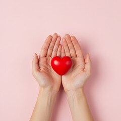 Obraz premium Holding Love and Care