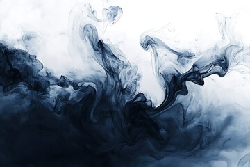 Black and white abstract fabric with swirling patterns and motion