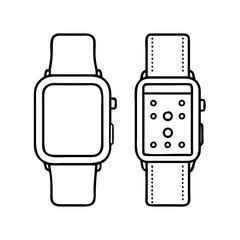 smartwatch bands icon, smartwatch bands vector illustration-simple illustration of smartwatch bands, perfect for smartwatch bands logos and icons