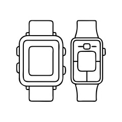 smartwatch bands icon, smartwatch bands vector illustration-simple illustration of smartwatch bands, perfect for smartwatch bands logos and icons