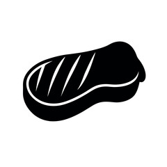 Steak Silhouette Illustration