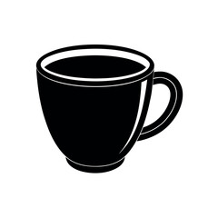 Coffee Cup Silhouette Illustration
