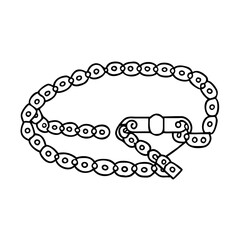 chain belts icon, chain belts vector illustration-simple illustration of chain belts, perfect for chain belts logos and icons