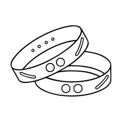 wristbands icon, wristbands vector illustration-simple illustration of wristbands, perfect for wristbands logos and icons