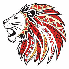 lion head mascot