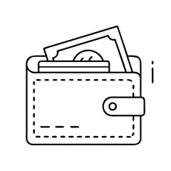 wallets icon, wallets vector illustration-simple illustration of wallets, perfect for wallets logos and icons