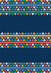 Beautiful geometric background. Figures of different shapes. Tribal form. Flowers. Geometric design. Creative textures. Colorful art. Modern graphic poster. Retro color. Vector illustration