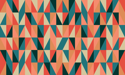 Beautiful geometric background. Figures of different shapes. Tribal form. Flowers. Geometric design. Creative textures. Colorful art. Modern graphic poster. Retro color. Vector illustration