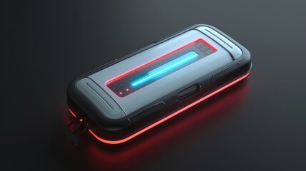 Abstract rectangle shape with gradient colors