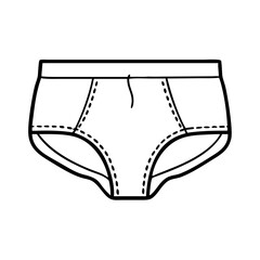 undergarments icon, undergarments vector illustration-simple illustration of undergarments, perfect for undergarments logos and icons