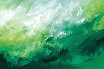 Fototapeta premium Abstract background with green paints
