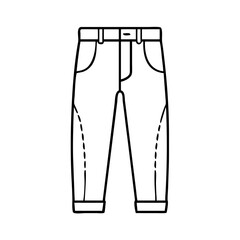 trousers icon, trousers vector illustration-simple illustration of trousers, perfect for trousers logos and icons