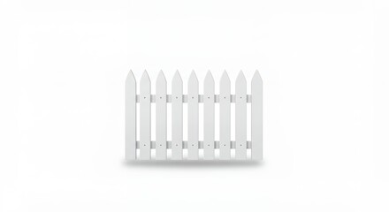 White picket fence image