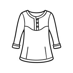 tunic icon, tunic vector illustration-simple illustration of tunic, perfect for tunic logos and icons