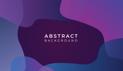 Abstract Background with Purple and Blue Fluid Shapes