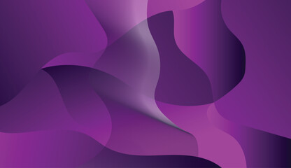Abstract Purple Wave Design