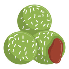 Indonesian klepon cake