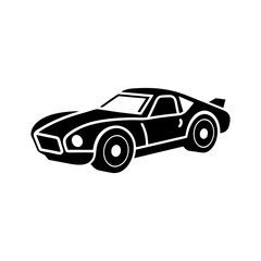 Race Car Silhouette vector illustration