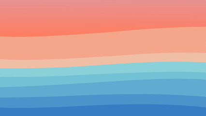 gentle color fade from coral