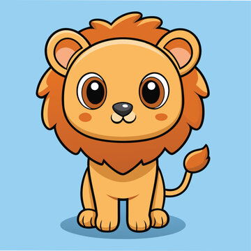 Cute Lion illustration