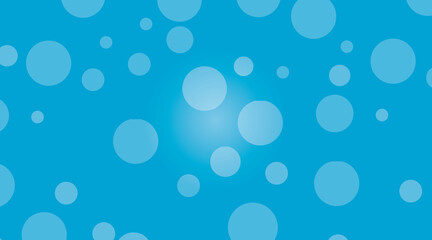 Blue Background with Light Blue Circles Pattern
