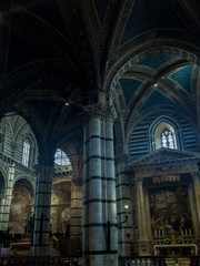 Obraz premium The Cathedral of Siena. Interior. Italy