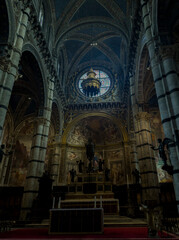 Obraz premium The Cathedral of Siena. Interior. Italy