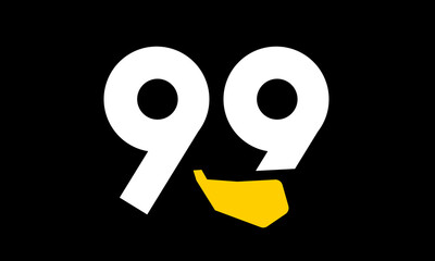 excavation number yellow logo simple modern unique