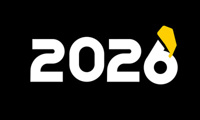 excavation number yellow logo simple modern unique