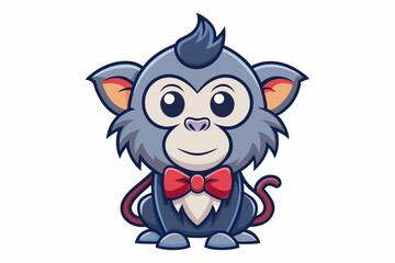 Adorable and colorful cute animal vector illustration perfect for children's books, nursery decor, educational materials, stickers, greeting cards, and cartoon-themed designs. Features charming animal