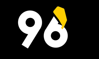 excavation number yellow logo simple modern unique