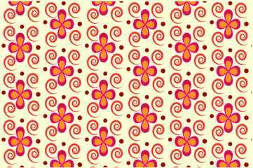 red seamless pattern