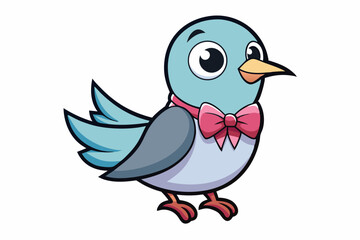 Adorable and colorful cute animal vector illustration perfect for children's books, nursery decor, educational materials, stickers, greeting cards, and cartoon-themed designs. Features charming animal