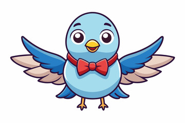 Adorable and colorful cute animal vector illustration perfect for children's books, nursery decor, educational materials, stickers, greeting cards, and cartoon-themed designs. Features charming animal
