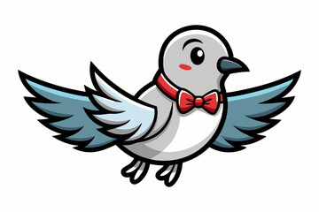 Adorable and colorful cute animal vector illustration perfect for children's books, nursery decor, educational materials, stickers, greeting cards, and cartoon-themed designs. Features charming animal