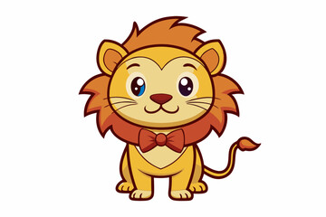 Adorable and colorful cute animal vector illustration perfect for children's books, nursery decor, educational materials, stickers, greeting cards, and cartoon-themed designs. Features charming animal