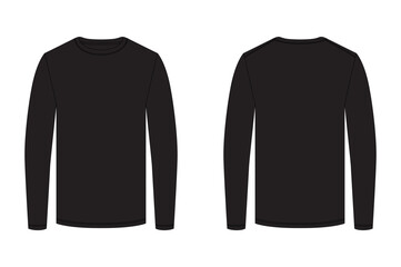 Naklejka premium Set of black clothing mockups_04