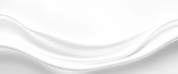 Fototapeta premium Abstract white wavy background, smooth gradients & subtle texture patterns, ethereal, wavy lines, design