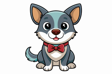 Obraz premium Adorable and colorful cute animal vector illustration perfect for children's books, nursery decor, educational materials, stickers, greeting cards, and cartoon-themed designs. Features charming animal