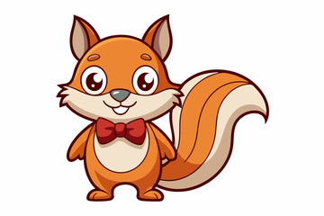 Adorable and colorful cute animal vector illustration perfect for children's books, nursery decor, educational materials, stickers, greeting cards, and cartoon-themed designs. Features charming animal