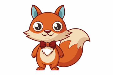 Adorable and colorful cute animal vector illustration perfect for children's books, nursery decor, educational materials, stickers, greeting cards, and cartoon-themed designs. Features charming animal