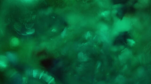 Universe,Cell,Another World,Gel,Crystal,Polka Dots,Water Bubbles,Flowing,Light,Green,C-UP,Soft Focus