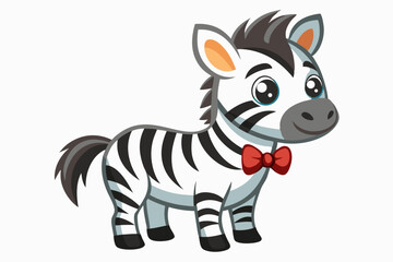 Adorable and colorful cute animal vector illustration perfect for children's books, nursery decor, educational materials, stickers, greeting cards, and cartoon-themed designs. Features charming animal