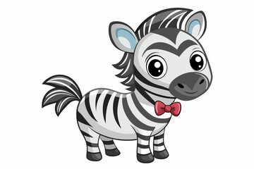 Adorable and colorful cute animal vector illustration perfect for children's books, nursery decor, educational materials, stickers, greeting cards, and cartoon-themed designs. Features charming animal