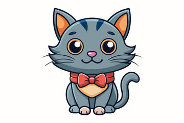 Adorable and charming cute animal vector illustration perfect for children’s designs, nursery decor, storybooks, educational materials, kids' clothing, and digital content. This high-quality, cartoon-